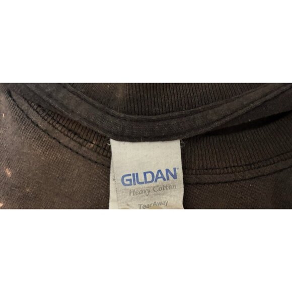 DOM King of Spades Skeleton Cards Shirt Mens 2XL Grunge Distressed Bleached Hole - Picture 3 of 6